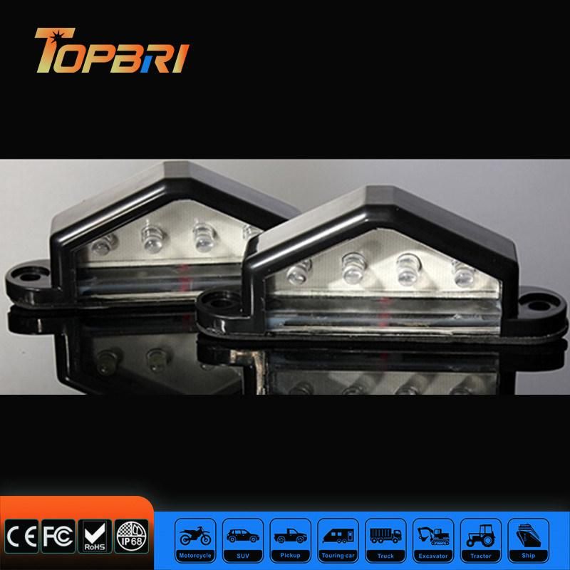 12V LED Number Plate Work Light for Truck Trailer