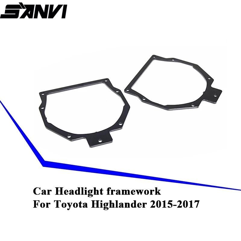 Sanvi Auto 40W 5500K 12V 3 Inch S8 Bi-LED Projector Lens Xenon HID Headlight Universal Bracket for H4 H7 Car Headlight Lights Factory Supplier