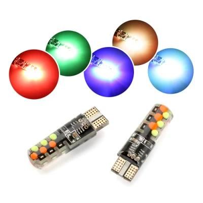 Wholesale RGB T10 LED Car Parking Light Bulb Remote Control for Honda Civic Accord Fit CRV Hrv Jazz City Insight Auto Lamps