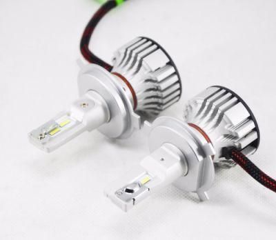 New 2 PCS F2 LED Car Headlight 72W 12000lm 6500K Car Headlight LED Headlight Bulbs (H4)