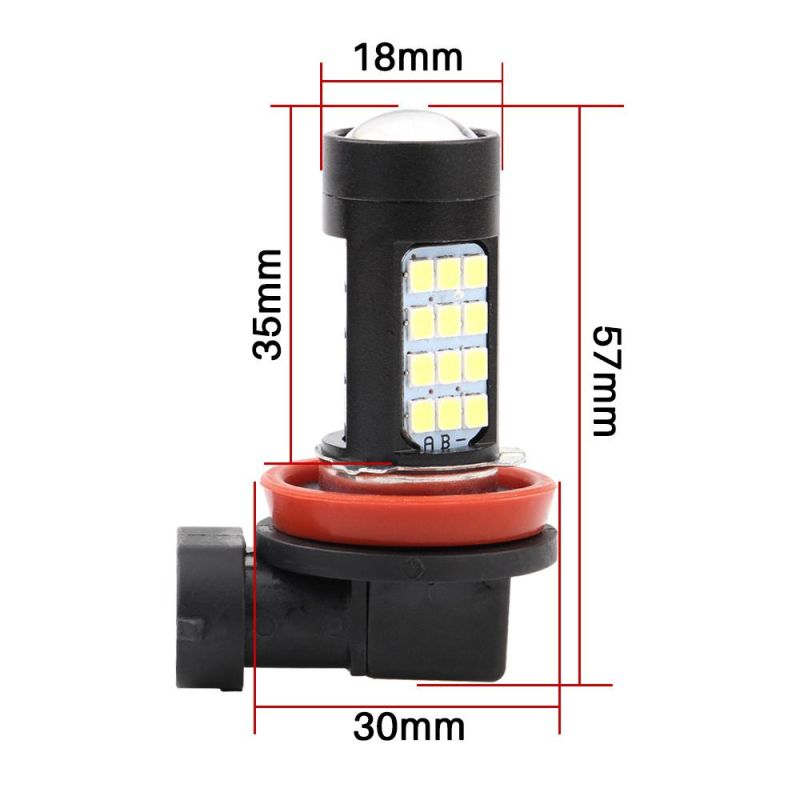 2PCS Super Bright Car H4 H7 H8 H11 LED 9006 Hb4 9005 Hb3 Fog Lights Bulb 20W 2835 42SMD White Car Headlight LEDs Light DC 12V