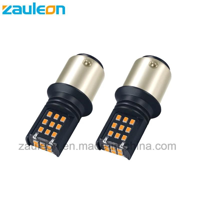 LED 1156 Ba15s Amber Automotive Bulb