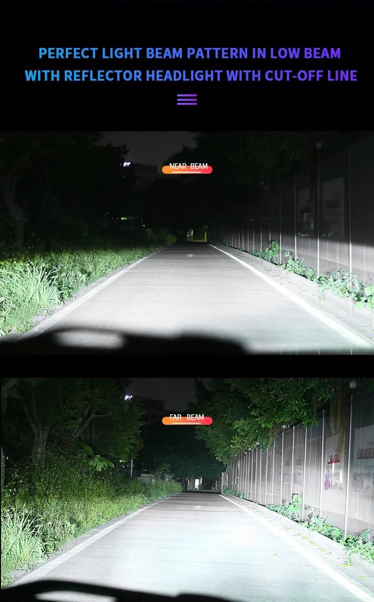 V15 New Best 4500lm 60W High Low Beam 6000K H11 LED Free Canbus Error H11 LED Headlights