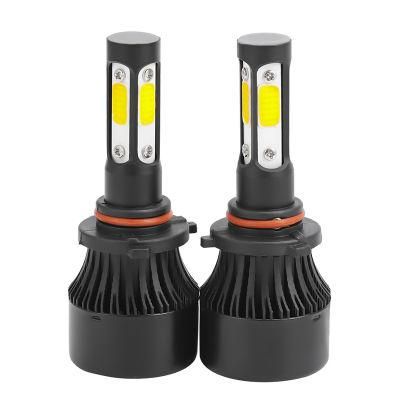 Automobiles High Brightness Illumination 4800lm X7 COB Chip LED Bulbs H7 H4 H1 H3 H11 4side 80W Car LED Headlights for All Auto