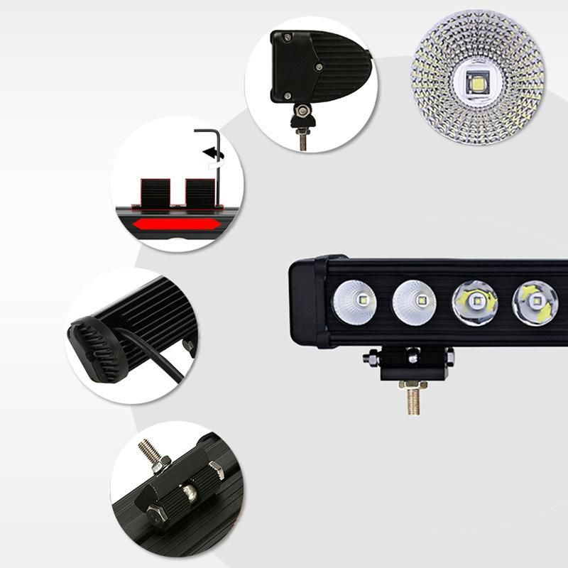 Single Row 40W Marine LED Light Bar