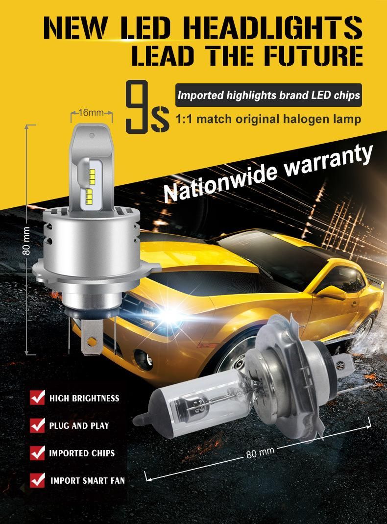 Superbright Waterproof IP65 40W Car LED Headlight