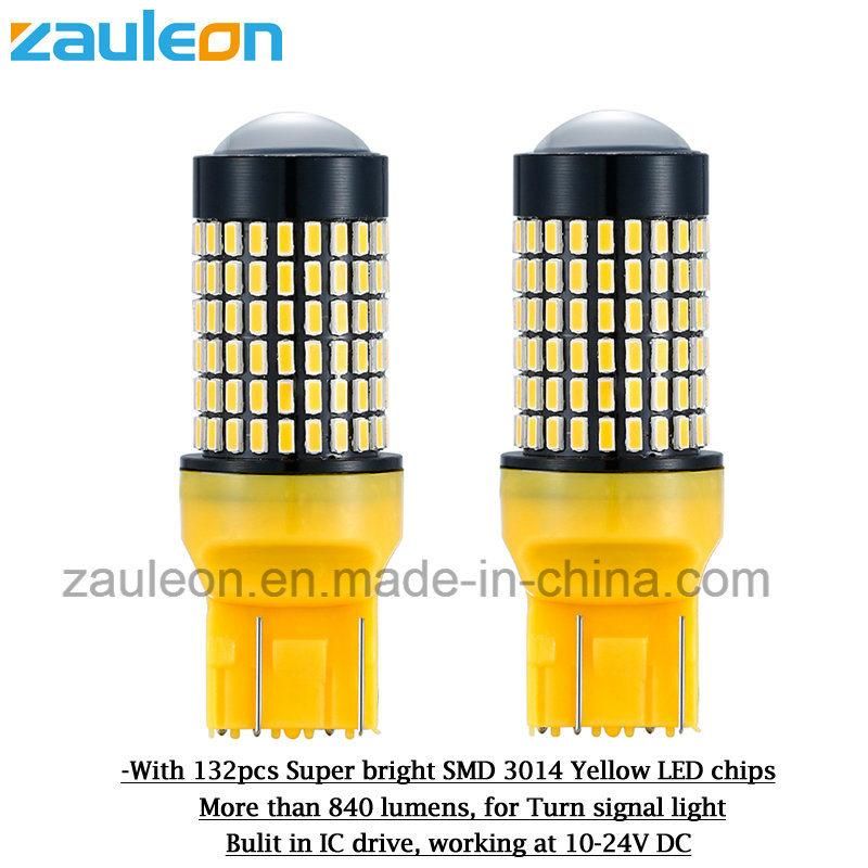 Car Exterior Light T20 7443 Yellow LED Turn Signal Lamp