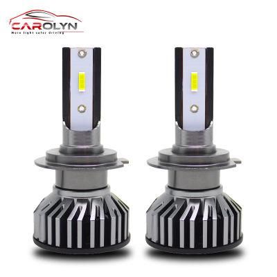 F2 2 Csp Chip H7 LED 8000lm Mini Car Headlight Bulbs Auto Lamp H1 H4 LED H11 H8 Hb3 9005 Hb4 Car Fog Bulb 6000K 12V 24V