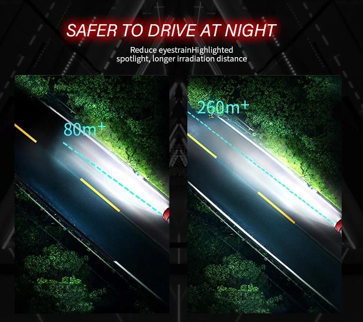 High Low Beam Double Light Car 6500lm 45W 9005 9006 LED Headlight for Car