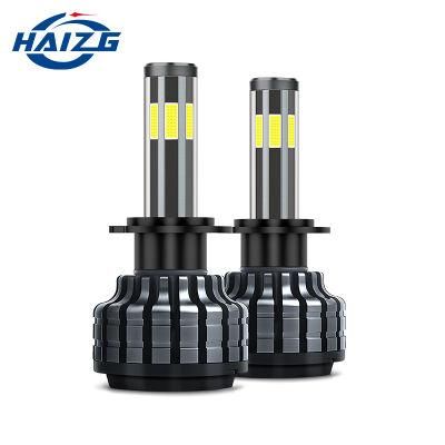 Haizg Car LED Light H13 Auto 6sides Waterproof Lamp H1 H3 H11 9005 9006 H7 H4 Car LED Headlight