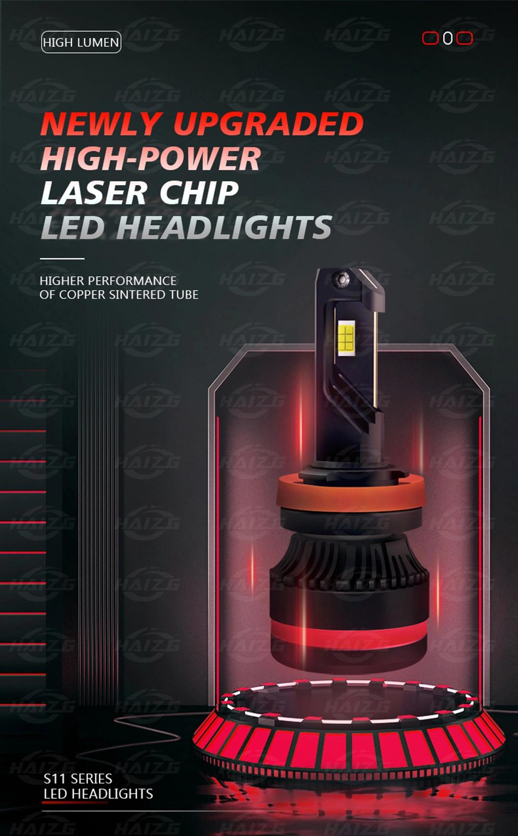Haizg High Quality Best Beam Auto Car Lamp 100W LED Headlight Bulb for Car