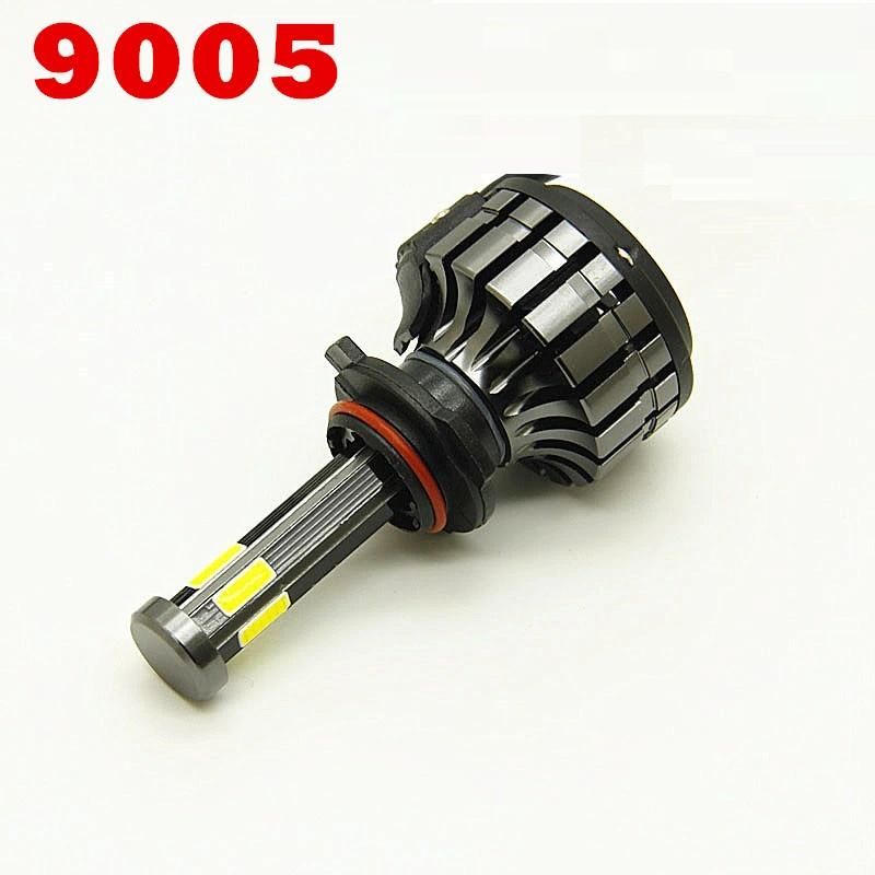 6 Sides 360 ° COB Car 12V Auto H4 H7 LED Headlight H11 9005 9006 Hb4 Hb3 55W LED Car Bulb 6000K