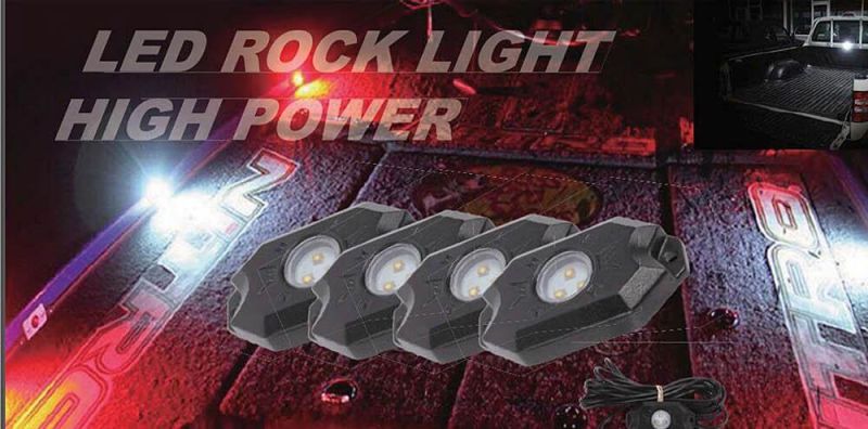 RGB High Power LED Car Rock Light Control by Cellphone