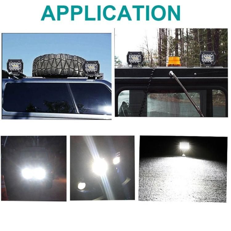 4" LED Work Light Bar 12V 24V 60W LED Light Bar Car Work Light for Tractor Truck 4X4 SUV ATV