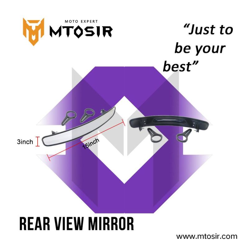 Mtosir High Quality Rear View Mirrors for UTV Side Mirrors Adjustment with Brackets for All Mountain Bike Motorcycle Spare Parts Accessories