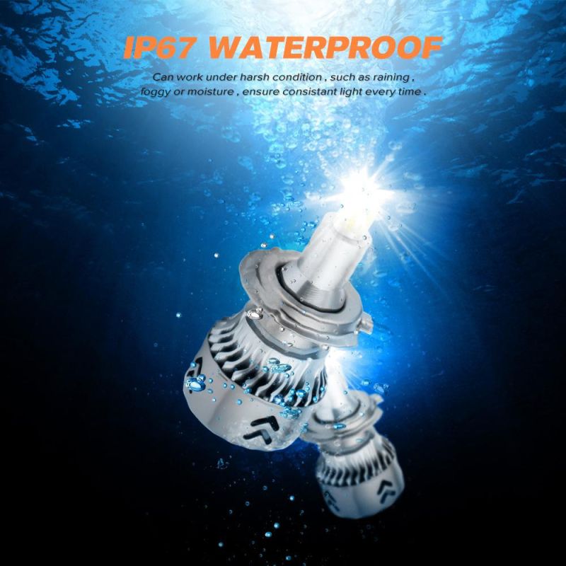 H4 H11 H13 9006 Car LED Headlight Bulbs 360 Degree Super Bright 200W 18000lm Car Light Accessories LED