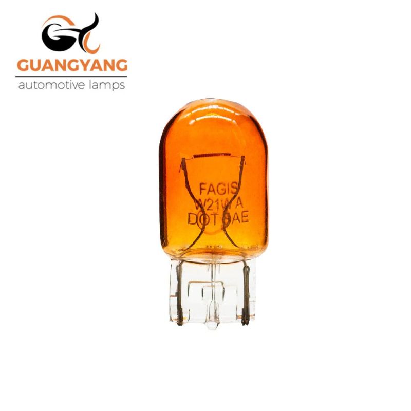 Auto Signal Bulb T20 Signal Bulb 12V 21W W21W G582 Amber