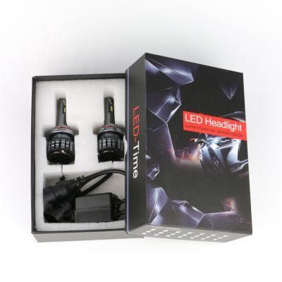 Weiyao V11n High Power 6000K White Color 3570 Chip Car Auto Headlight Bulb 9005 10000lm 55W 9006 LED Headlight