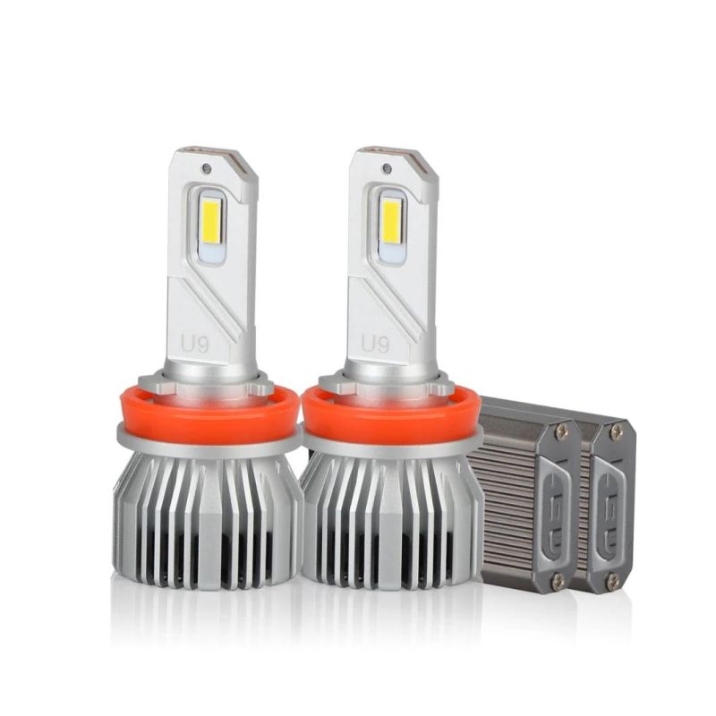 U9 LED Headlight 90W Super Bright Canbus H4 H7 H11 9005 9006 Fan Auto LED Headlamp Bulbs