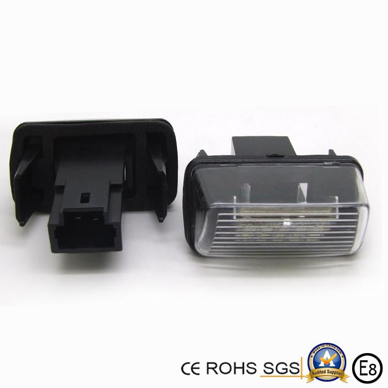 6500K 7000K White Full LED License Plate Light for Peugeot LED License Plate Lamp