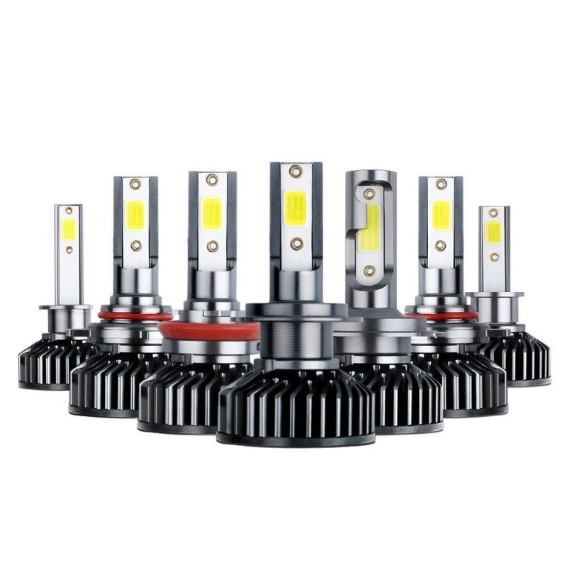 F2 Auto Lights COB Chips 72W H1 9005 H13 H4 H7 Spotlight Fog Driving Lamp High Low Beam H11 LED Headlight