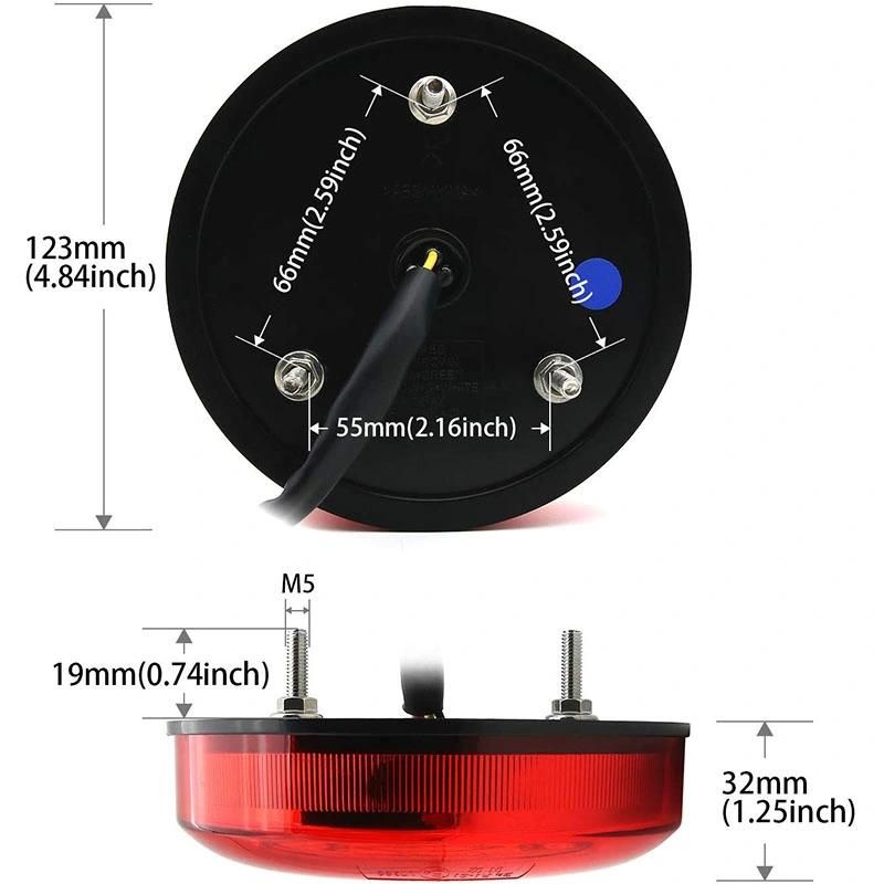 Tail/Stop/Turn Signal Rear Lamp for Truck E4 CCC Certificated Lt-111