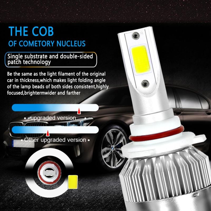 Wholesale Cheap 9005 Hb3 C6 LED Headlight Bulb 72W 8000lm