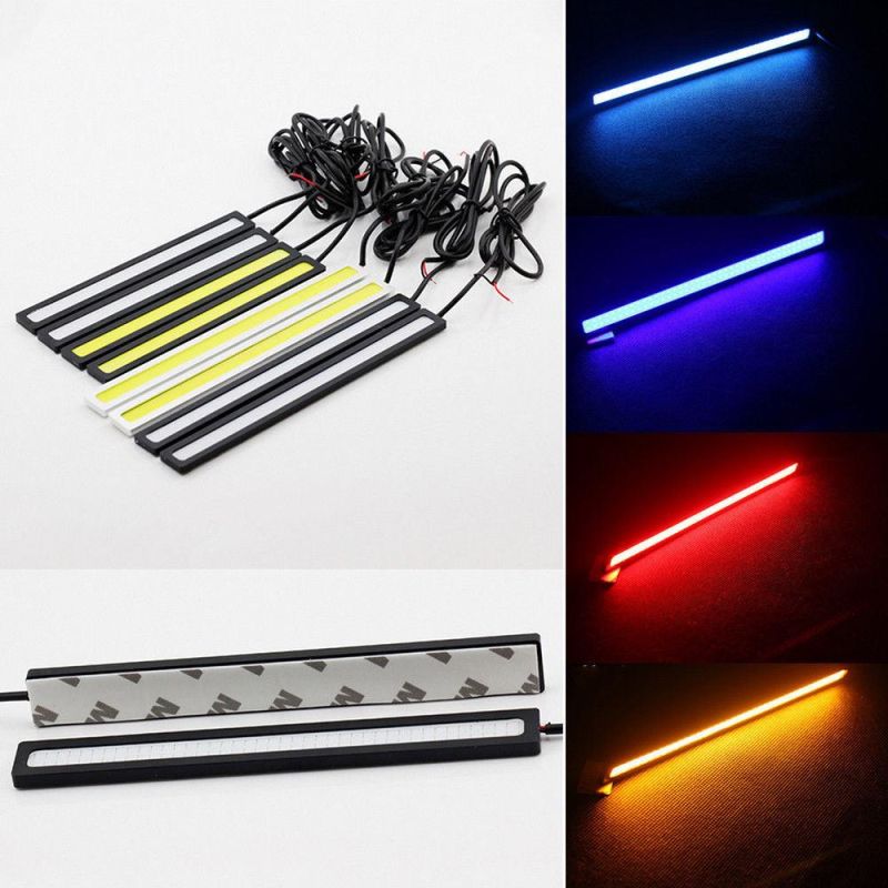 Mengqisen 17cm Daytime Running Light COB Car Daytime Running Light LED Super Bright Driving Light Bar Mk-040