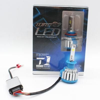 T1 Trubo H1 H3 H4 H7 H11 Canbus Headlight LED Replacement Bulb Car Light