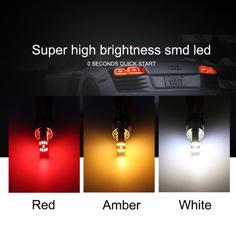 High Power LED Reverse Back up Light LED Car Bulb 7443 4014 45SMD Auto Lamp LED