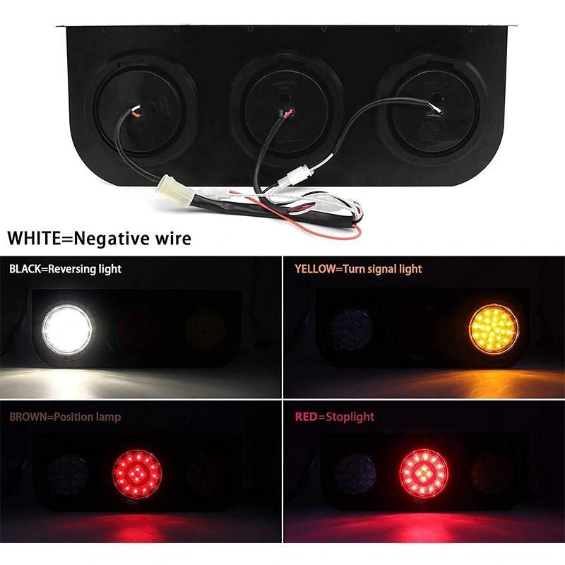 Tail/Stop/Turn Signal Reflector Lamp for Truck/Trailer/Bus Lt-112