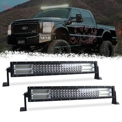 Quad 4 Row 432W LED Automobile Light Bar for Jeep