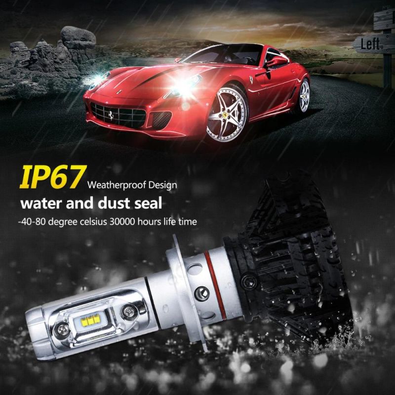 High Quality Car Front Lamp 2PCS 50W 6000lm C6 H4 H7 LED Car Headlight 3000K/6500K/8000K H1 H11 9005 Hb3 9006 Hb4 LED Fog Auto Lamp