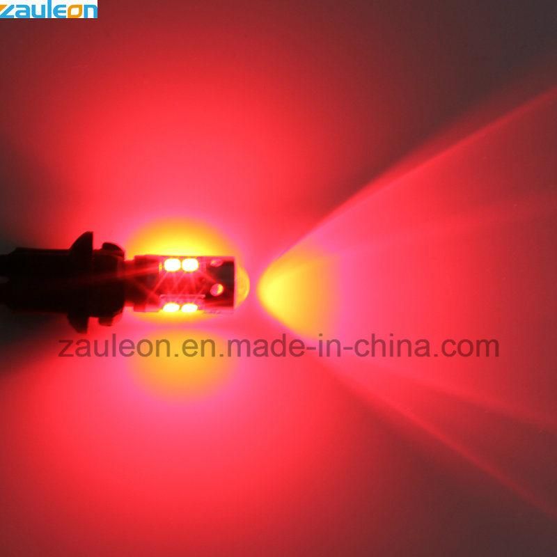 T10 168 194 W5w Red Wedge LED Park Light Bulb