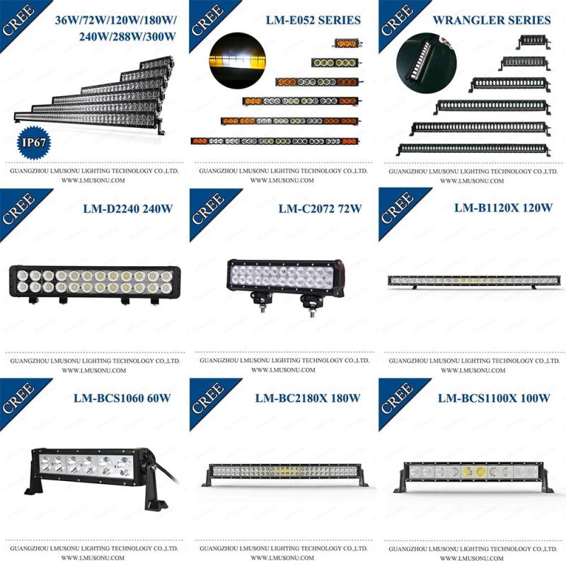 Lmusonu Factory Best Quality Four Row Offroad CREE 12 Inch 144W LED Light Bar