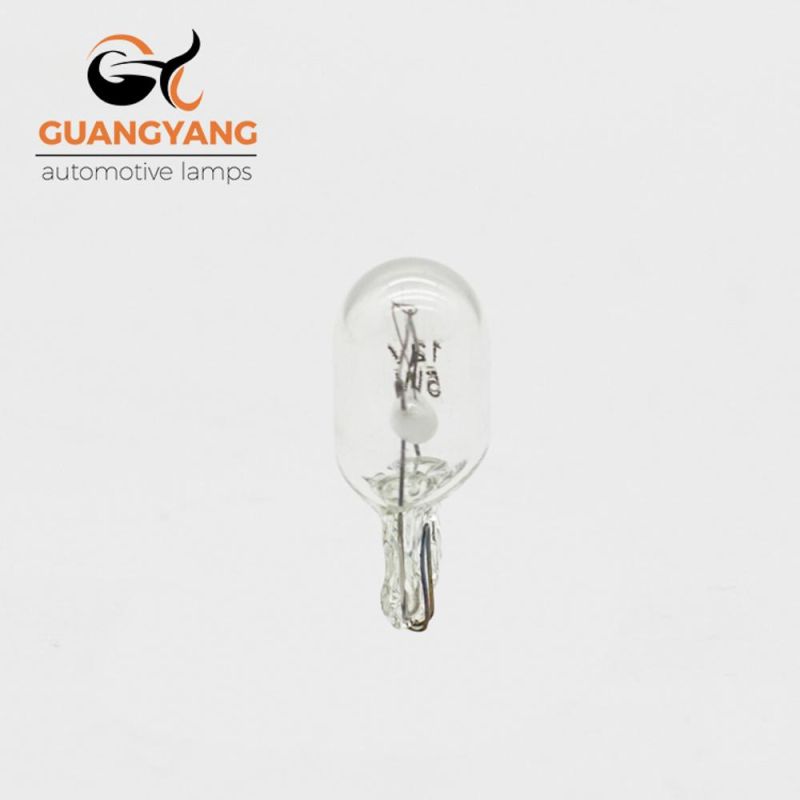 T10 Interior Light with White Glass Beads W5w 12V 5W Clear Color