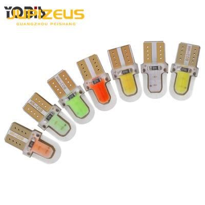 12V LED T10 Silicone COB LED Car Parking Light Silica Gel LED Wedge Interior Dome Lamp 194 Auto Turn Side Bulbs