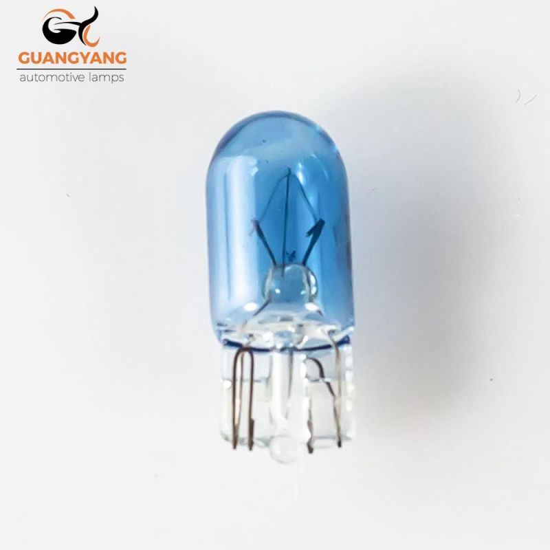 Car Interior Bulb T10 12V 5W Blue Color Halogen Bulb Car Turn Light