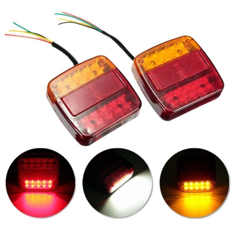 26LED Square Combination Trailer Tail Lights