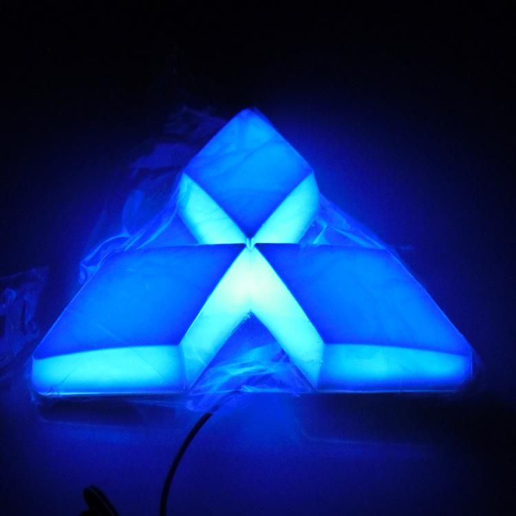 Popular 2010 for Lancer 4D Car Logo Car LED Emblem