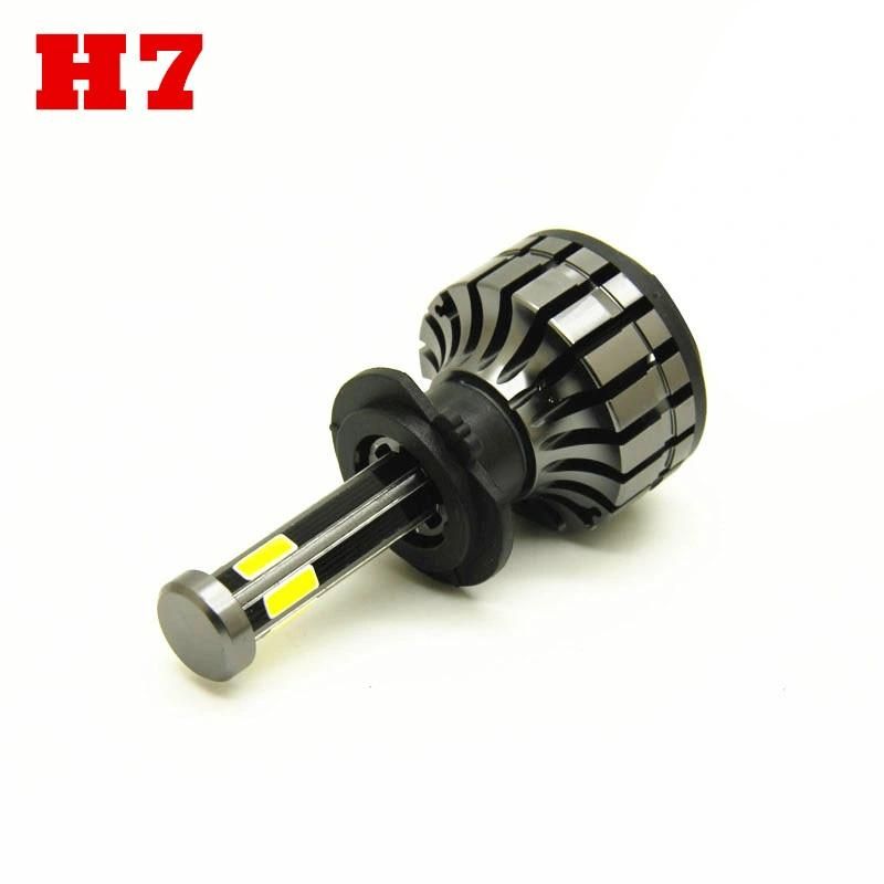 6 Sides 360 ° COB Car 12V Auto H4 H7 LED Headlight H11 9005 9006 Hb4 Hb3 55W LED Car Bulb 6000K