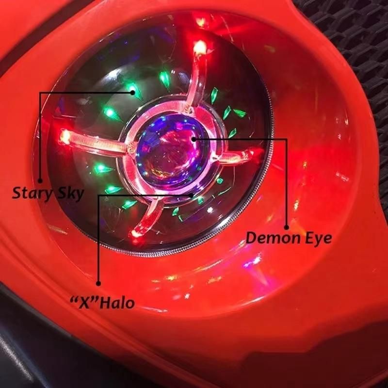 DOT E-MARK LED Halo Lights for 9inch Jeep Jl Headlight 2018 2019 High Low Beam and DRL Halo for Jeep Wrangler RGB 9inch Jl Headlight