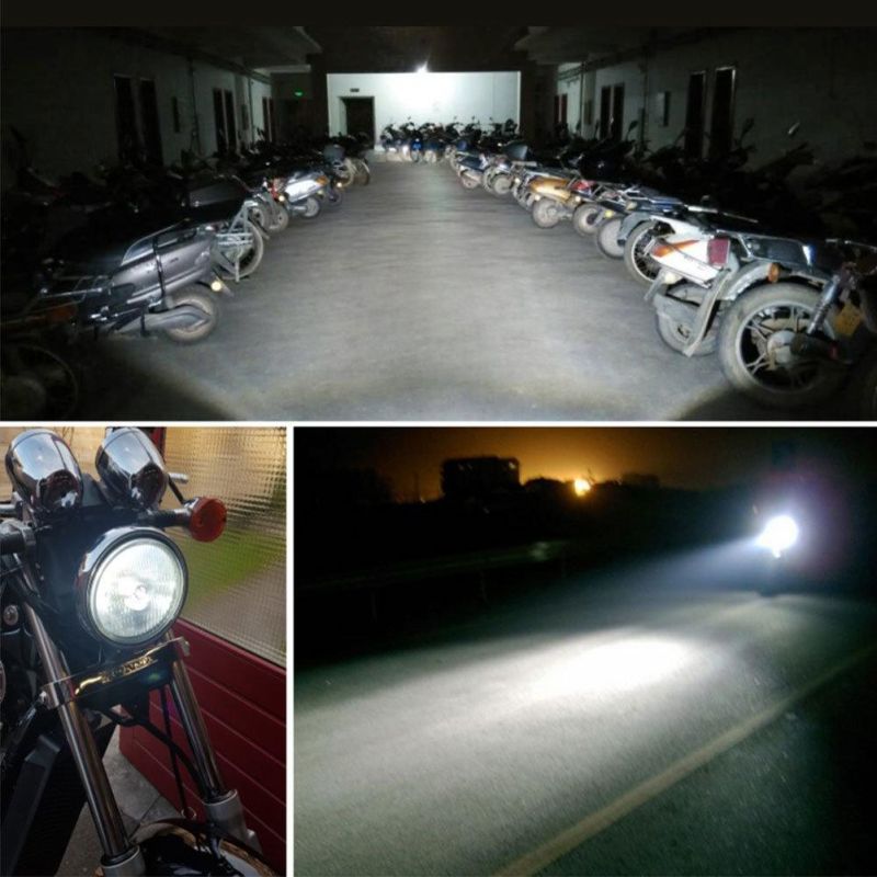 LED Motorcycle Light Motorbike Headlight LED H7 H4 P15D