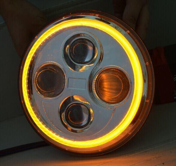 LED Round Head Light Lamp for Jeep Headlight