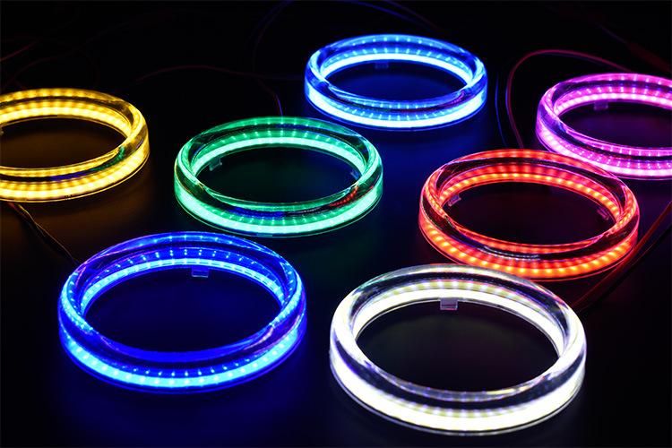 99mm Universal LED Headlight DRL Angel Eyes Light Kit Halo Rings Lamp for Cars Trucks SUV Trailers Motorcycles