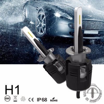 High Lumen 6000K 24W 3600lm Car LED Headlight H1