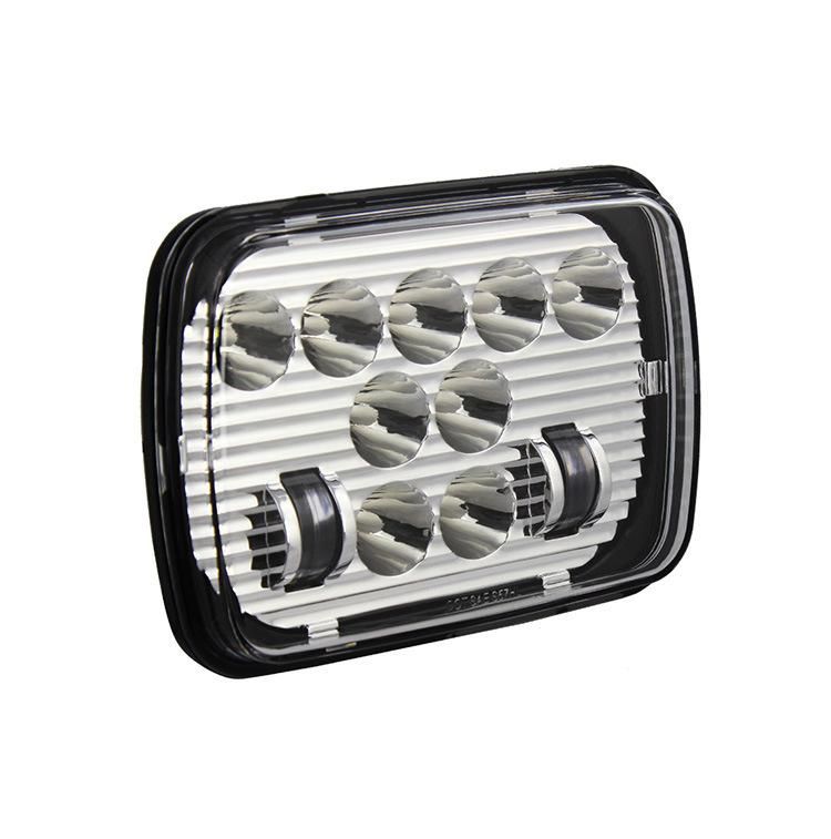 65W 5X7 Inch 7X6 Inch Projector Headlight for Chevrolet Jeep Cherokee Xj High Low Beam LED Headlights 5X7"