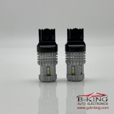 7440 T20 3020 12SMD White LED Car Lamp Bulb