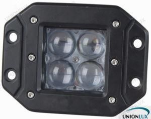 4D 20W LED Work Light with Flush Mount for Truck