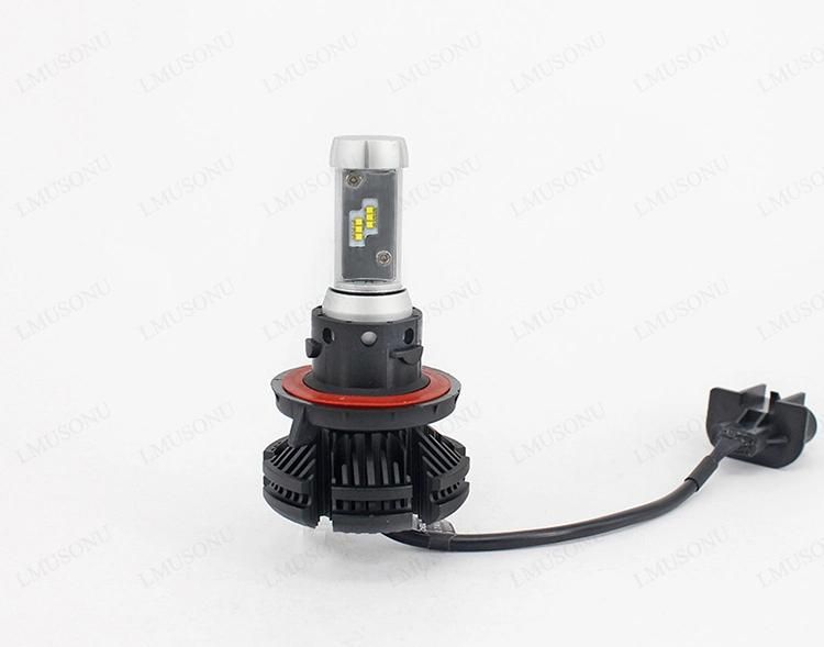 Lmusonu X3 Car H13 LED Headlight LED Car Light 25W 6000lm for Auto